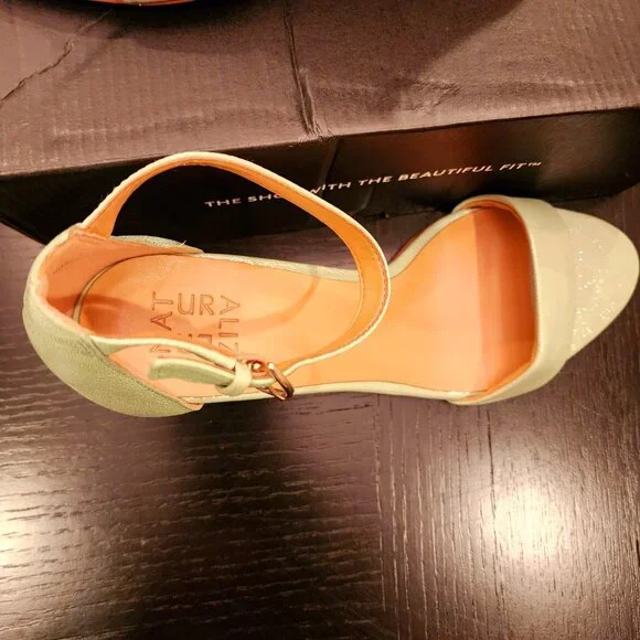 Naturalizer Vera Office Siren Sandals| Pastel Mint,|Sz 11M (New in Box) - Picture 6 of 11